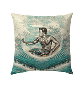 Surfing 1 36 Outdoor Pillow - Beyond T-shirts